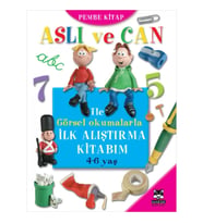 Aslı ve Can ile Görsel Okumalarla İlk Alıştırma Kitabım (Pembe Kitap)