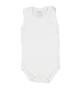 Ekru Sade Alttan Çıt-çıtlı Askılı Body Zıbın