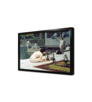 LAllumeuse De Narguile Çerçeveli Mdf Tablo