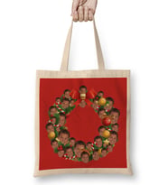 David Hasselhoff Multiface Christmas Wreath Bez Çanta Uzun Saplı