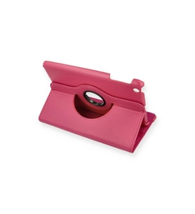 Apple iPad Mini 1 Kılıf 360 Tablet Deri Kılıf - Pembe