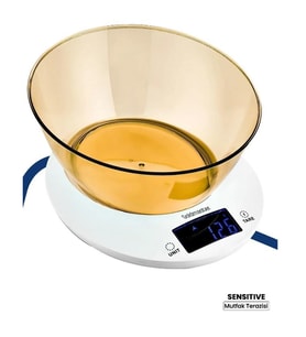 GOLDMASTER GM-7151 SENSİTİVE ELEKTRİKLİ MUTFAK TERAZİSİ (Beyaz)