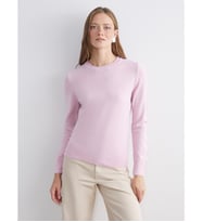 LCW Comfort Pembe Bisiklet Yaka Kadın Triko Kazak