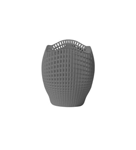 Kuru Kafa Kalemlik - 3D Baskı Modern Tasarım Masaüstü Organizer HEDİYELİK (Tatlı Gri)