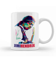 Jimi Hendrix In Pop Art Kupa Bardak Porselen