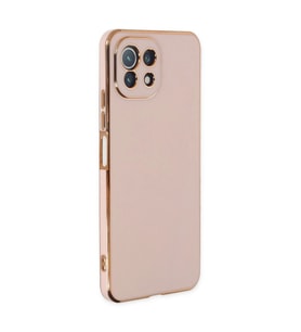 Xiaomi Mi 11 Lite Kılıf Volet Silikon - Pembe