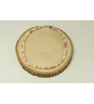 Pembe Opal Taşı Royal Quality YARIM Dizi 6mm (18cm uzunluğundadır)