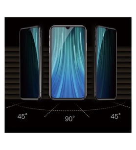 Xiaomi Redmi Note 8 Pro Mat Hayalet Ekran Privacy Tam Kaplayan Kırılmaz Cam Seramik Ekran Koruyucu
