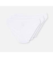 3 lü Paket Dagi Bayan Klasik Slip Külot 5113KC (Beyaz)