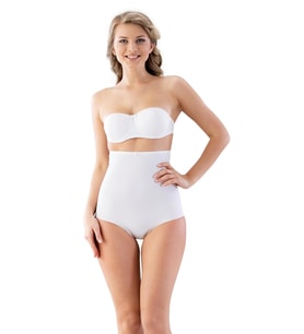 BEYAZ MI Emay 2813 Yüksek Bel Slip Lazer Korse