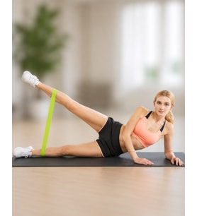 Pilates Direnç Lastiği Fitness Yoga ve Evde Spor İçin Çok Amaçlı Bant