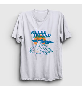 Presmono Unisex Beyaz Melee Guybrush Threepwoo Monkey Island T-Shirt 492127tt (Beyaz)