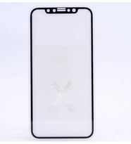 Uyumlu Model Apple iPhone X Temperli Cam Full Ekran Koruyucu (Siyah)