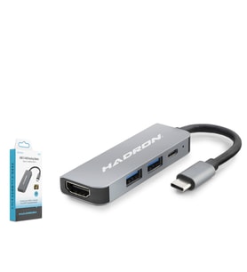 Type-C Hub Hdmi 4K Usb 3.0 Pd 4 Port Gri Hdx7840