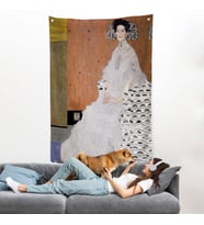 Gustav Klimt Fritza Riedler'in Portresi Duvar Örtüsü-7340