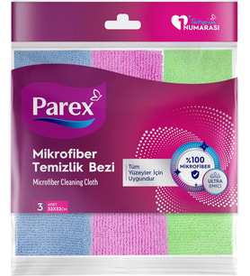 Mikrofiber Temizlik Bezi 3'lü Paket