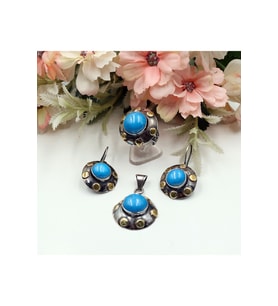 Firuze Taşlı Otantik Set