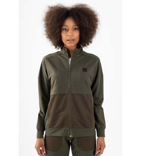 Maraton Comfort Kadın Dik Yaka Açık Haki- Tracktop