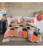 Mulvxurg  Urg02  Tek Kişilik Poplin Nevresim Takımı Bermuda Oranj (Mulvix)