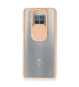 Xiaomi Mi 10t Lite Kılıf Palm Buzlu Kamera Sürgülü Silikon - Pembe