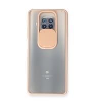 Xiaomi Mi 10t Lite Kılıf Palm Buzlu Kamera Sürgülü Silikon - Pembe