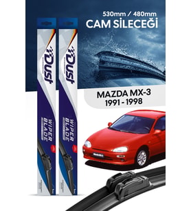 Mazda MX-3 Silecek Takımı 1991-1998 Uyumlu 530MM/480MM