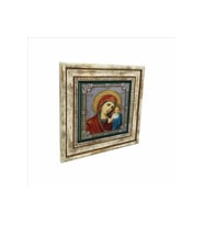 Meryem Ve Isa Görseli Baskılı Taş Tablo 25x25