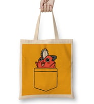 Pocket heart Bez Çanta Uzun Saplı