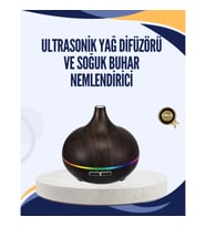 Mey İthalat® LED Işıklı Sessiz Çalışan Soğuk Buhar Nemlendirici