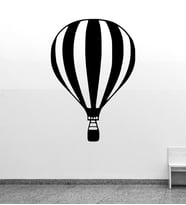 Tek Parçalı Dekoratif Mdf Balon Tablo (Siyah)