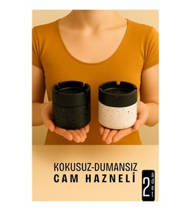 Cam Küllük - Desenli 2 li Küllük Seti  Kafe Küllüğü Restoran Küllüğü Masaüstü Küllük