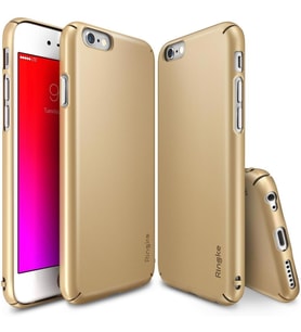 Ringke Slim iPhone 6s Plus/ 6 Plus ile Uyumlu KIlıf Royal Gold