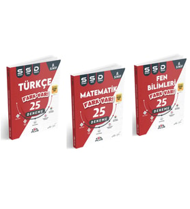 KORAY VAROL YAYINLARI 8. SINIF TÜRKÇE - MATEMATİK - FEN BİLİMLERİ 25 SİSTEMATİK SARMAL DENEME (3 KİT