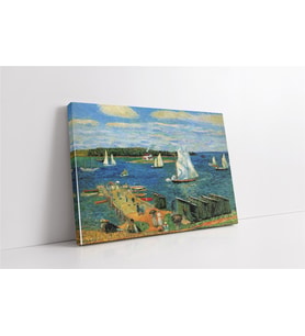 Tugboat And Lighter Kanvas Tablo