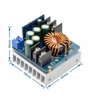400W 12V / 60V 15A Voltaj Düşürücü Modül Güç Kaynağı Voltaj ve Akım Ayarlanabilir DC DC