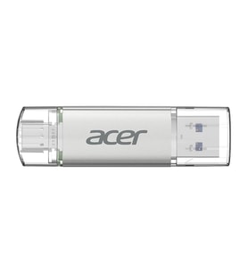 Acer 16GB USB 3.2 UT300-16GB USB-A+USB-C Çift Taraflı Metal Flash Bellek