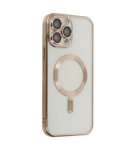 Apple iPhone 14 Pro Kılıf Kross Magneticsafe Kapak - Gold