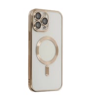 Apple iPhone 14 Pro Kılıf Kross Magneticsafe Kapak - Gold