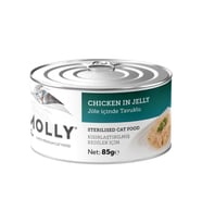 Molly Jöle İçinde Tavuklu Kısırlaştırılmış Kedi Konservesi 85 Gr (Krem)