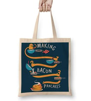 Adventure Time Bacon Pancakes 02 Bez Çanta Uzun Saplı