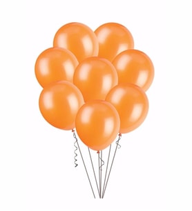 Turuncu Balon  25 Adet ( Balonlar Sönüktür)