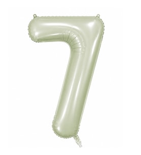 7 Rakam Folyo Balon Yeşil Rengi (76 cm)