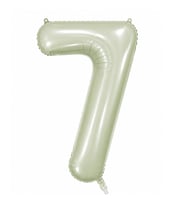 7 Rakam Folyo Balon Yeşil Rengi (76 cm)
