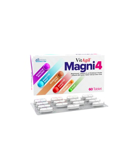 Vitagil Magni4 Magnezyum Vitamin D3 P5P 60 Tablet