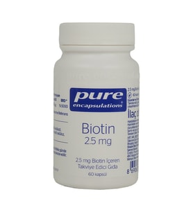 Pure Encapsulations Biotin 2.5 Mg 60 Kapsül