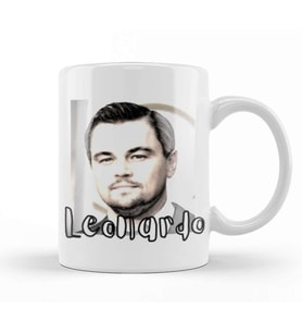 Leonardo DiCaprio Kupa Bardak Porselen