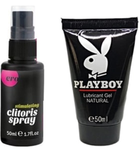 Hintohu Lara Özel Maksimum Güç Sprey 50 Ml+Playboy Lubricant 50Ml Jel