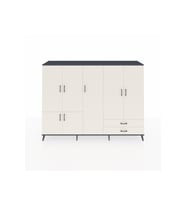 Hyperion Dolap 12 Raflı 2 Çekmeceli 7 Kapaklı 220x44x163 Antrasit-Aytaşı