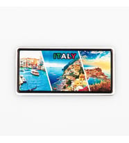 İtalya Temalı Plaka Magnet (Karışık)