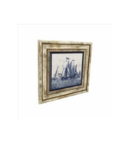 Hollanda Deseni Baskılı Taş Tablo 25X25